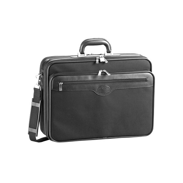 we Lynn ton WELLINGTON soft attache case men's 21217 black black 