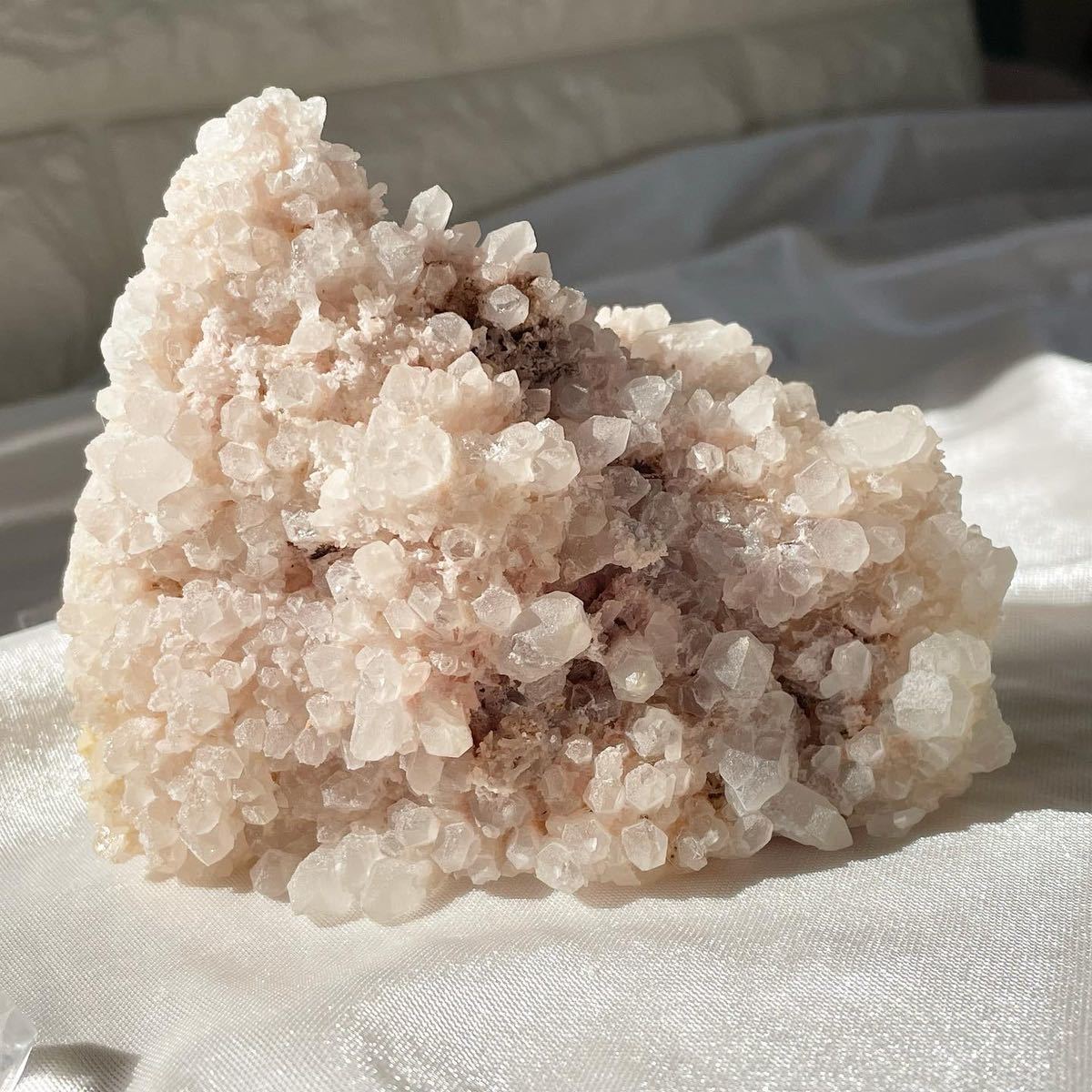 BIGサイズ！ ピンク水晶クラスター 鉱物標本 天然石 水晶 鉱物 原石