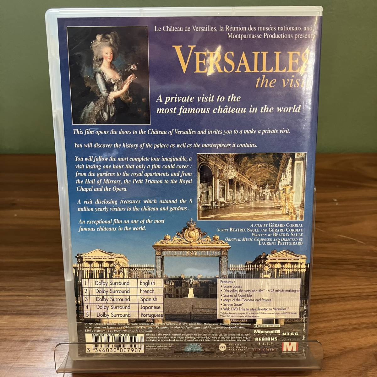 フランス観光案内DVD４枚セット「PARIS」「LOUVRE」「VERSAILLES」「CARCASSONNE」_画像8