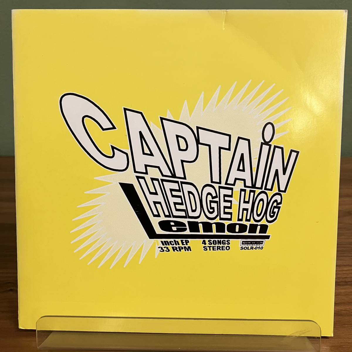 CAPTAIN HEDGE HOG 「 LEMON 」 7"EP / SPICE OF LIFE (SOLR-010)_画像1