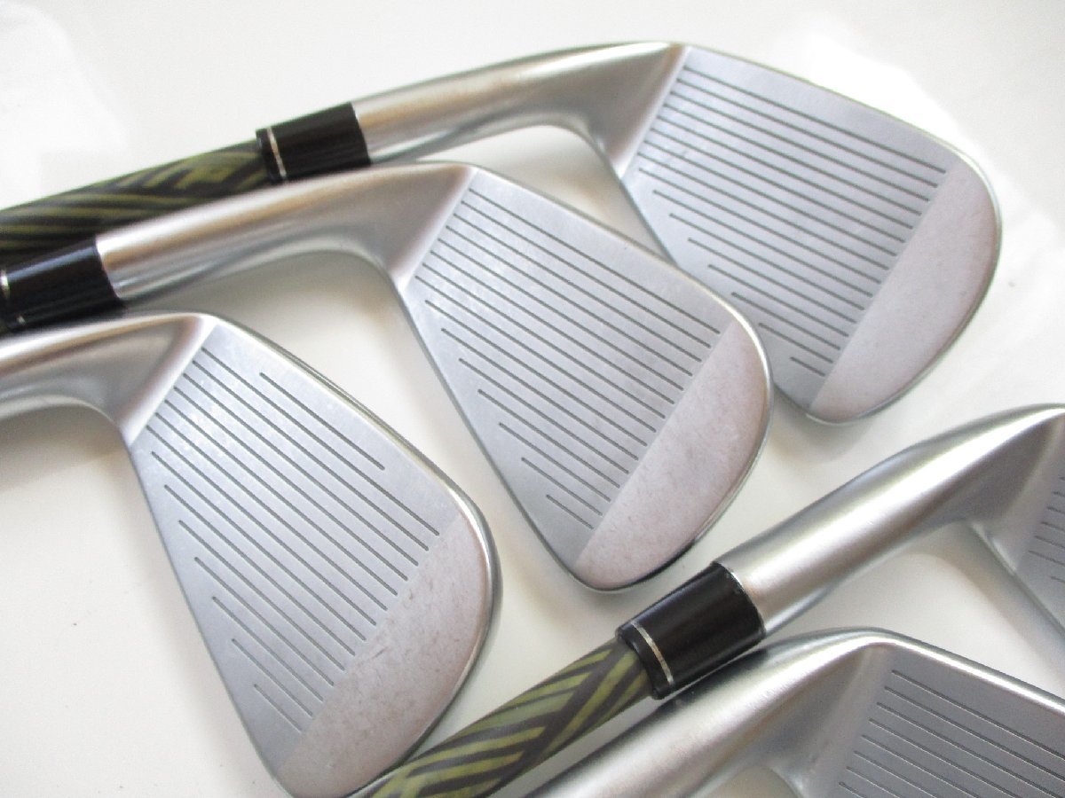 良品 EDEL GOLF SLS-01 5-PW 6本 RADERSON KINETIXX SINGLE LENGTH KG85SL-LIP10 イーデル シングルレングス_画像3