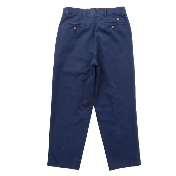 古着 ドッカーズ DOCKERS チノパンツ スラックス ツータック ネイビー サイズ表記：W30L30　gd40202_画像2