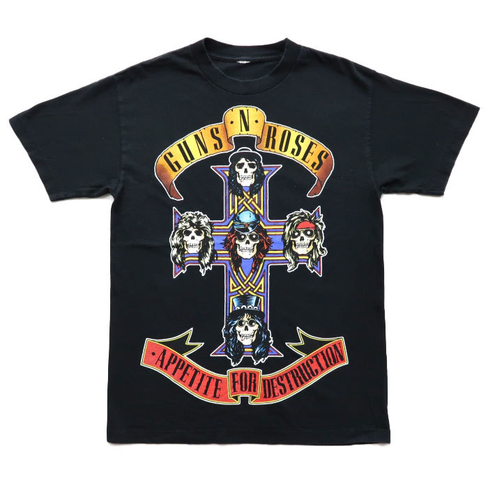 古着 GUNS N ROSES ガンズ&ローゼズ バンドTシャツ サイズ表記：-　gd24293_画像1