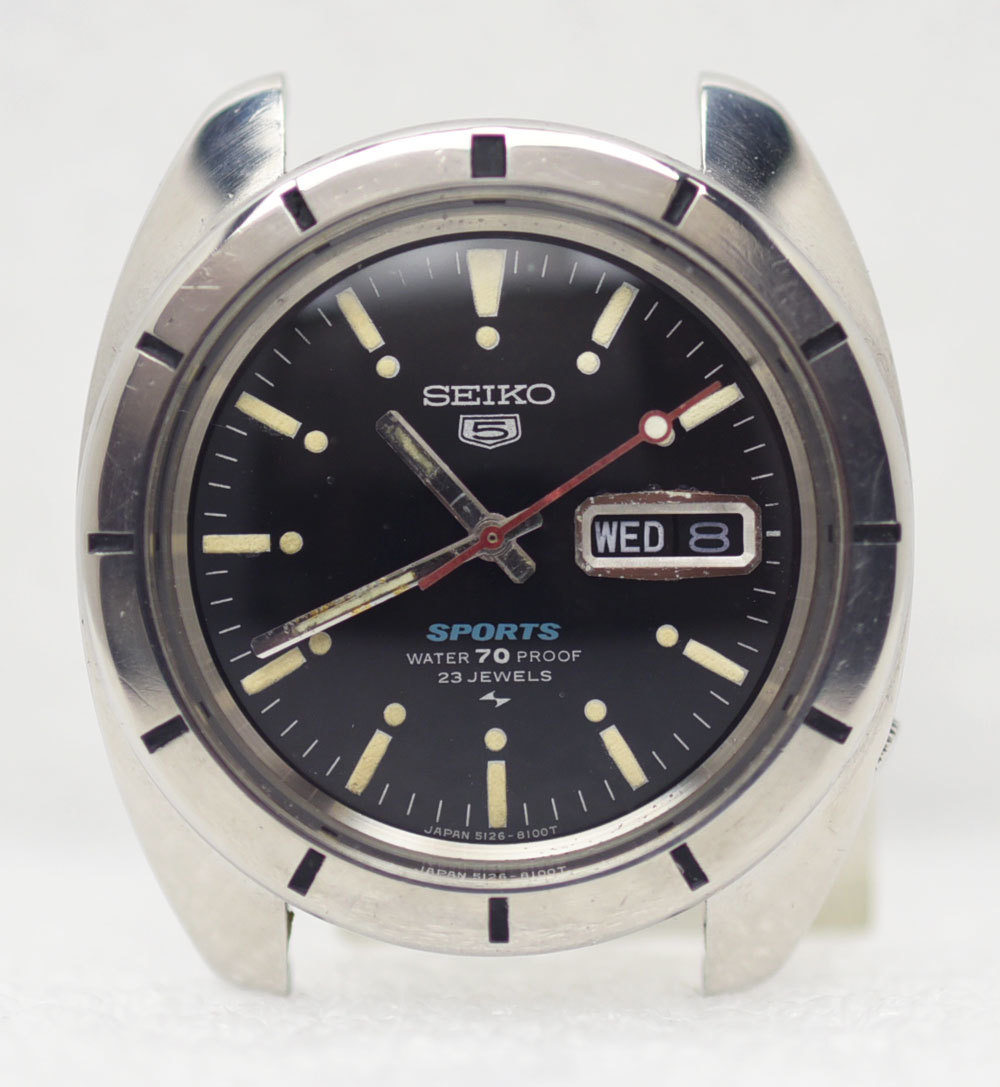 1969年 SEIKO セイコー 5 ファイブスポーツ 5126-8100 自動巻き 腕時計