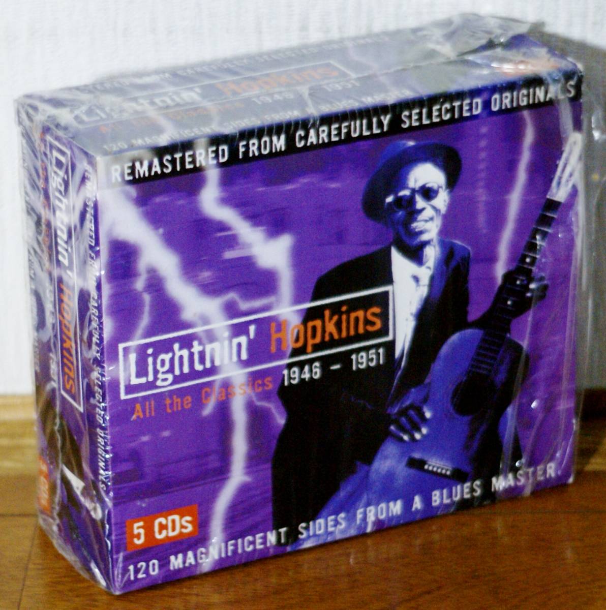  light person * ho p gold s*5CD-BOXli master *Lightnin\' Hopkins*teki suspension blues 