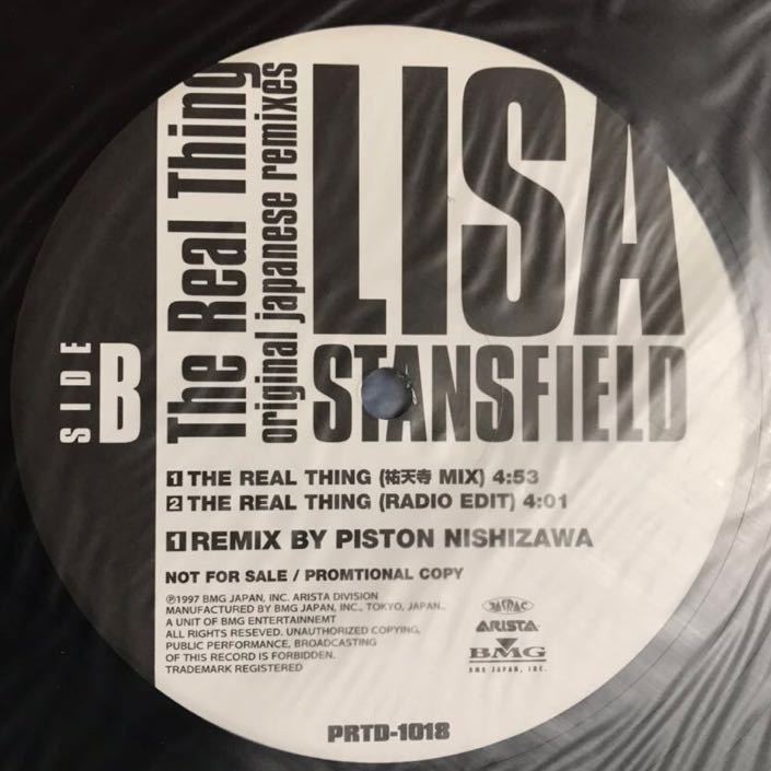 【非売品国内プロモ盤未使用】Lisa Stansfield リサ・スタンスフィールド / The Real Thing 12インチ オリジナル＆国内オンリーリミックス_画像2