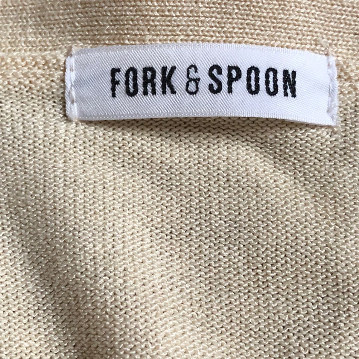 urban research doors アーバンリサーチ ドアーズ FORK&SPOON　ロングニットジレ　ロングベスト