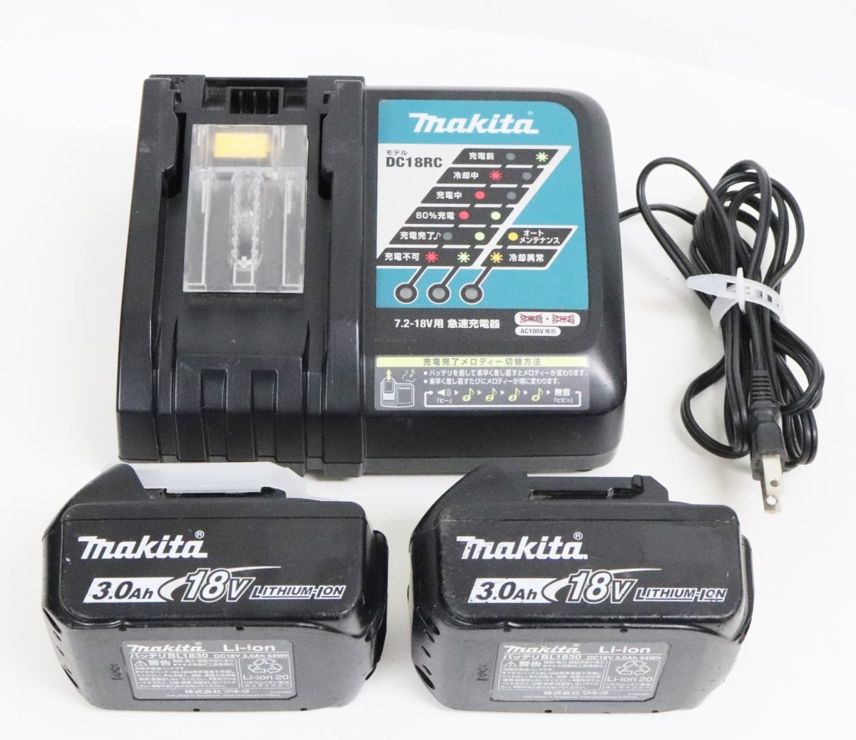  secondhand goods makita Makita rechargeable impact driver TD149DRFX 18V 3.0Ah battery 2 piece attaching set goods blue #4449-1