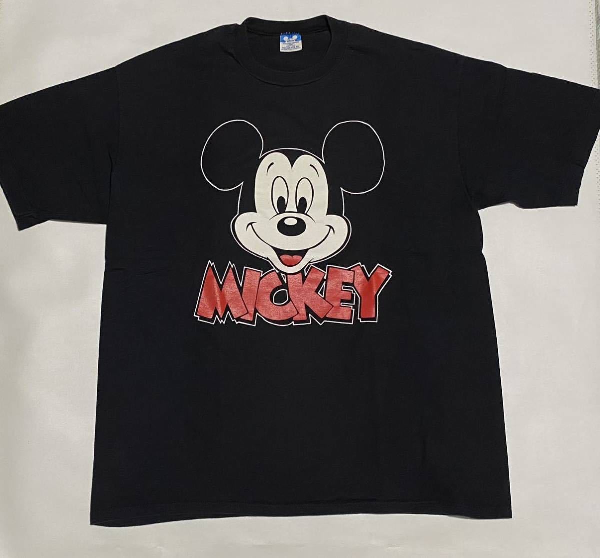 80's Disney ミッキーマウス レア プリントTシャツ ビンテージ古着 ディズニー ミキミニ 80年代 vintage 70's スペシャル  オーバーサイズ