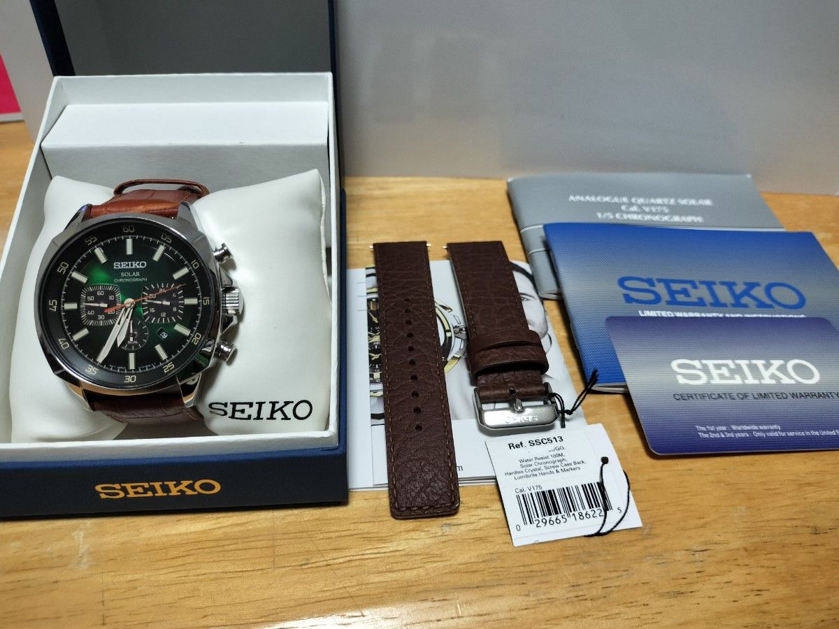 定番から最新購入 SEIKO solar watch リクラフトソーラー クロノ