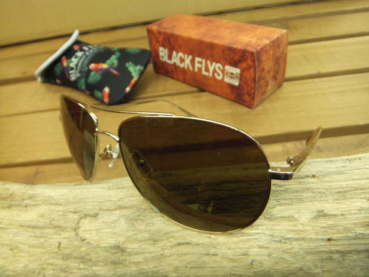  Black Fly regular shop Teardrop type sunglasses new goods .Y6,500 and more discount & free shipping!! [FLY FORCE] BF1487-4044M