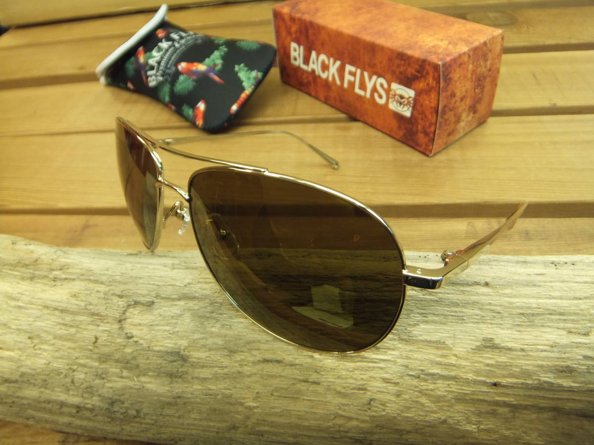  Black Fly regular shop Teardrop type sunglasses new goods .Y6,500 and more discount & free shipping!! [FLY FORCE] BF1487-4044M
