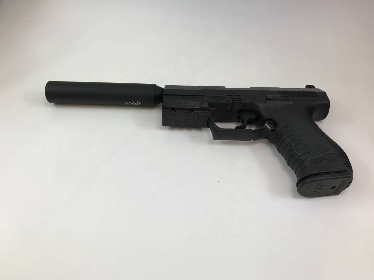 ☆マルゼン WALTHER/ワルサー P99ブローバック ブラック/　サイレンサーセット MS-1　中古　♯185499-14_画像5