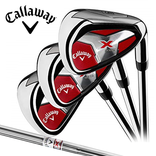  原文:新品 キャロウェイ Xシリーズ 2018 アイアン セット 4I-PW,AW 8本組 (スチールシャフト) Callaway X Series Irons 2018モデル