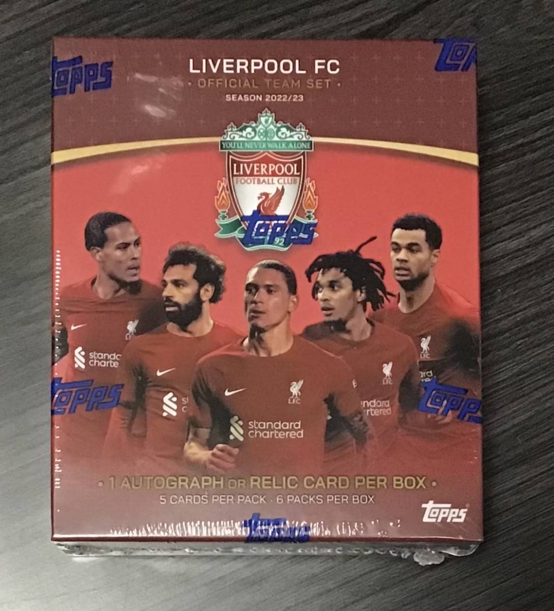 未開封ボックス】2022/23 Topps Liverpool FC Team Set 直筆サイン