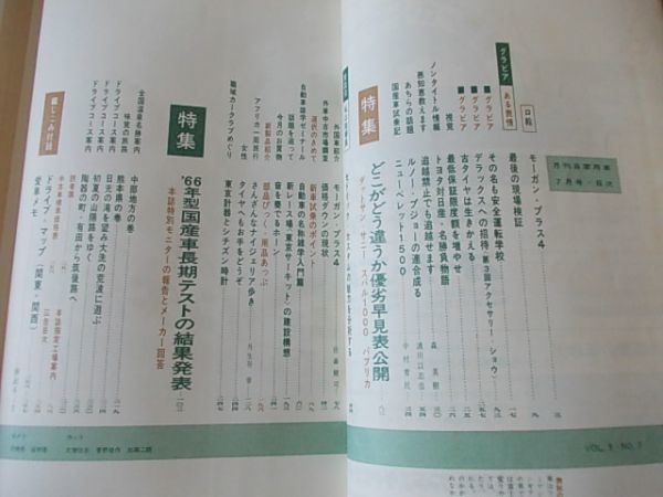 D2283　即決　月刊自家用車　1966年7月号_画像2