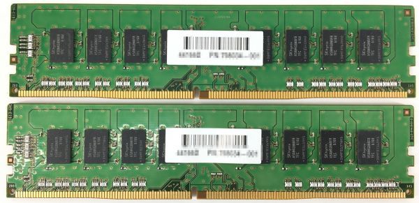 【8GB×10枚組】SKhynix PC4-2133P-UB0-11 PC4-17000U DDR4-2133 2R×8 288pin 中古メモリ デスクトップ用 即決 動作保証【送料無料】_画像4