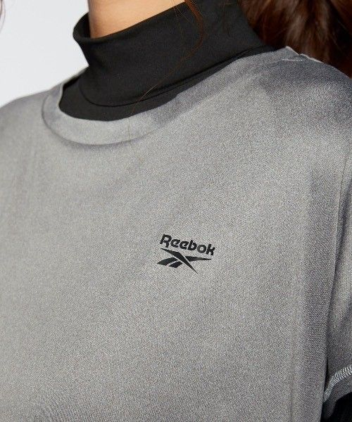 新品・未着【Reebok:リーボック】レディース 半袖Tシャツ&長袖インナー2点セット　ジム　インナー　トレーニングウェア