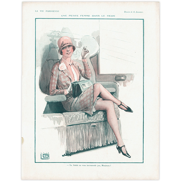 フランスの雑誌挿絵 1928年 ～LA VIE PARISIENNE～より（ジョルジュ・レオネック/Georges Leonnec）0618