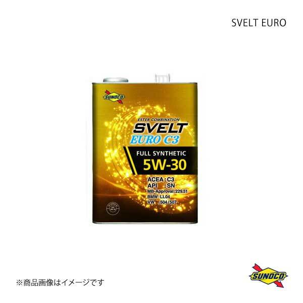 SUNOCO スノコ SVELT EUROシリーズ エンジンオイル C3 5W-30 20Lペール_画像1