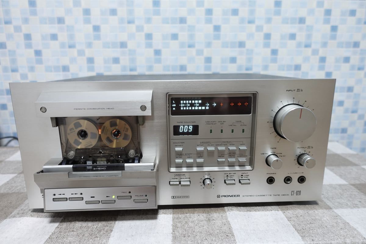 Yahoo!オークション - Pioneer CT-920 カセットデッキ Yahoo!オークション - Pioneer CT-920 カセットデッキ