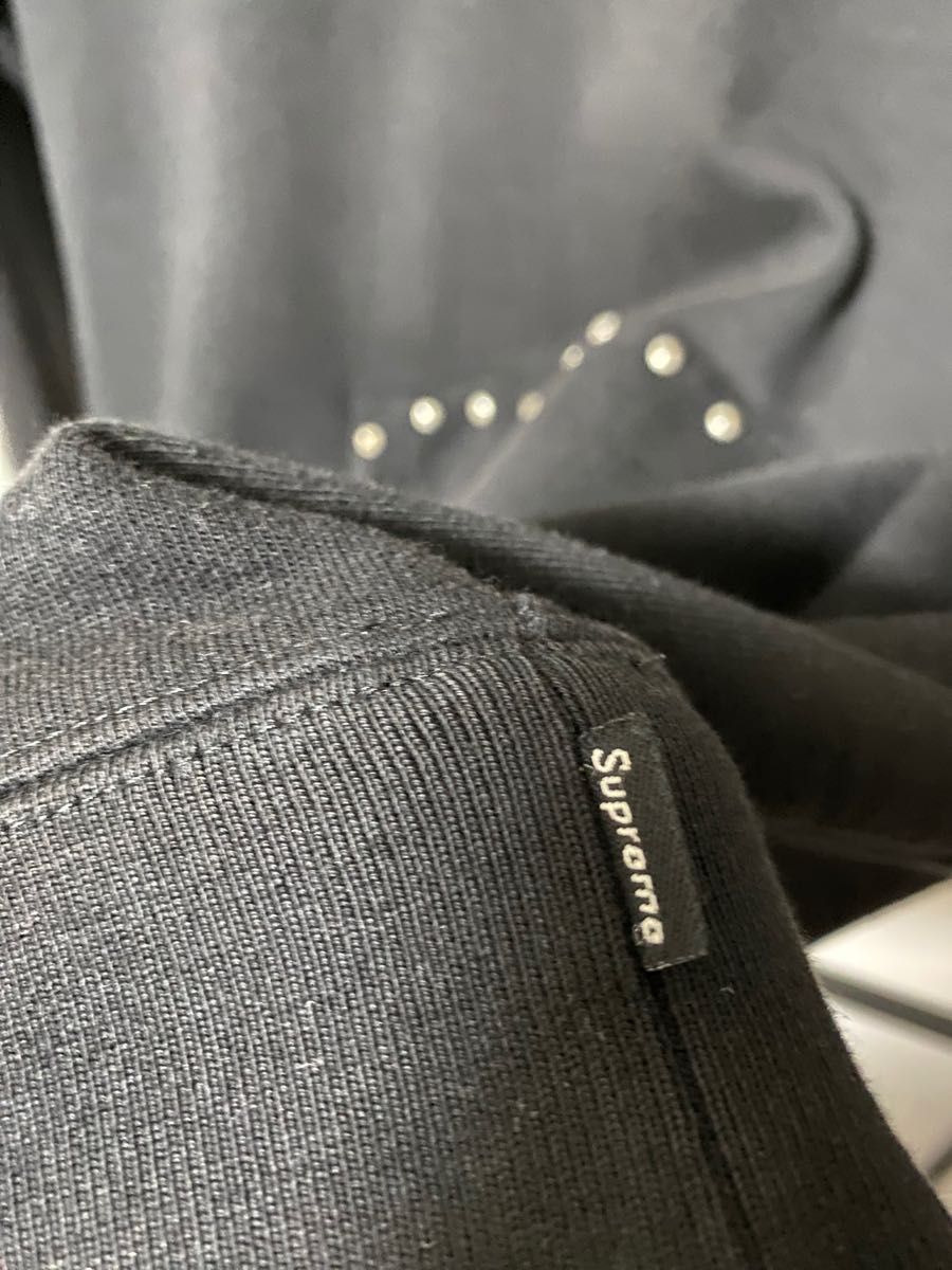 木村拓哉着用モデル Supreme スタッズ パーカー ブラック L 木村拓哉着用モデル Supreme スタッズ パーカー ブラック L