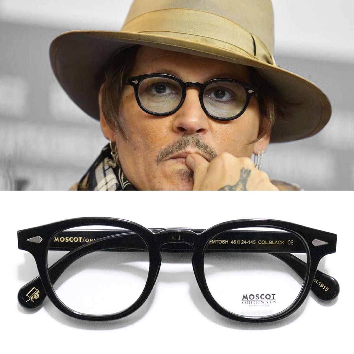 新品未使用 MOSCOT モスコット LEMTOSH レムトッシュ ウェリントン眼鏡