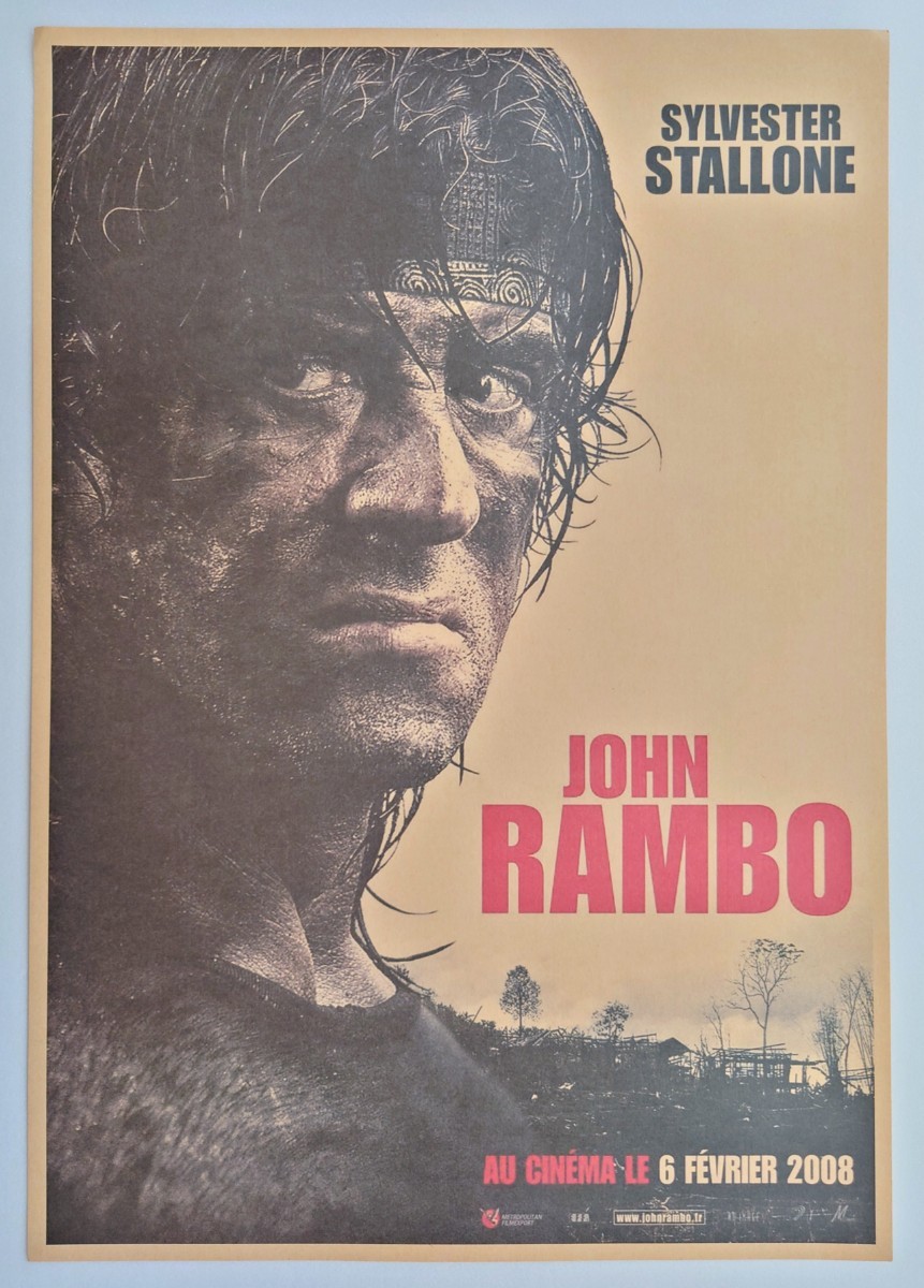 Rambo ランボー/最後の戦場 ポスター ④_画像1