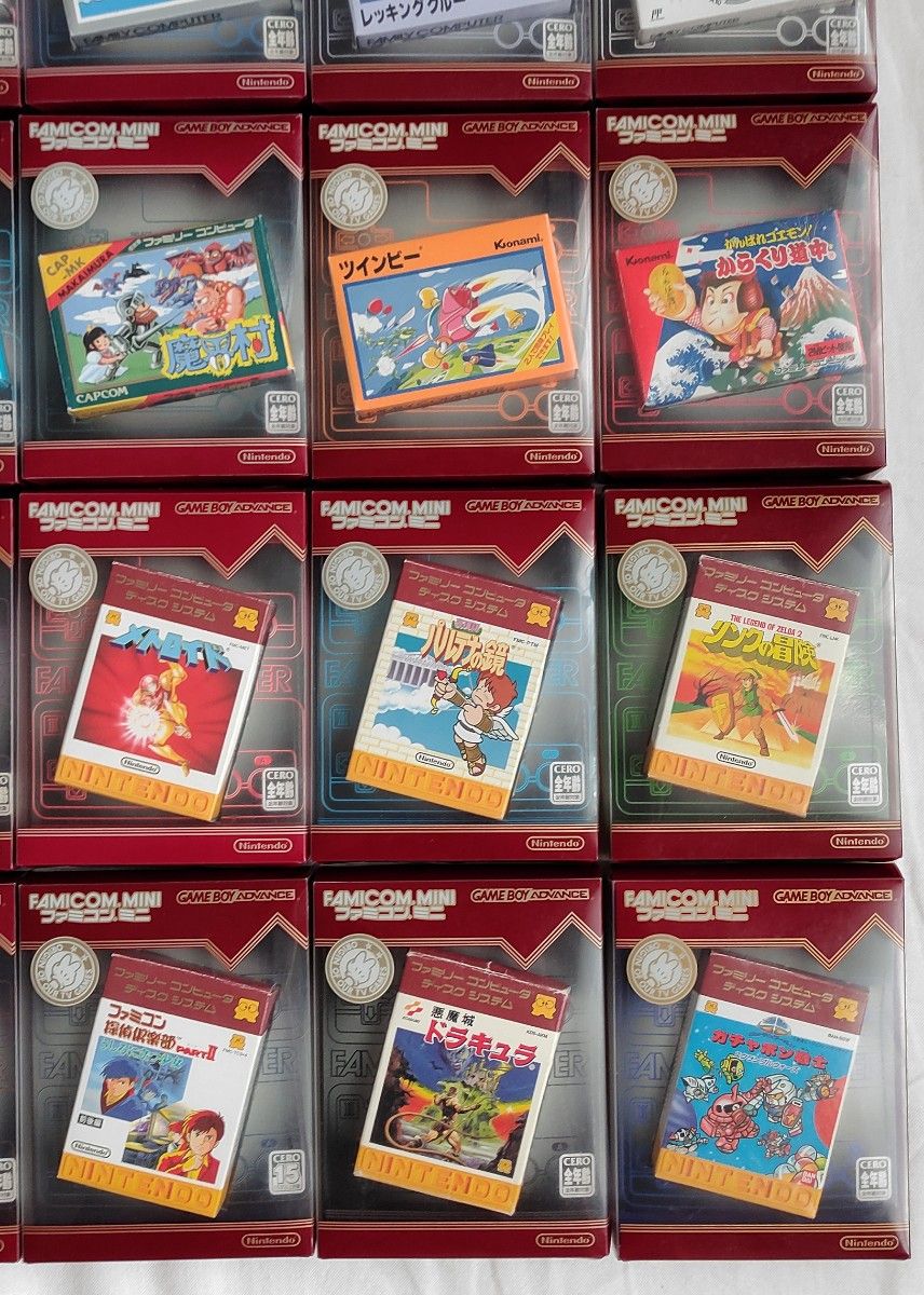 GBA ゲームボーイアドバンス ファミコンミニ ソフト 30種 GBA ゲームボーイアドバンス ファミコンミニ ソフト 30種