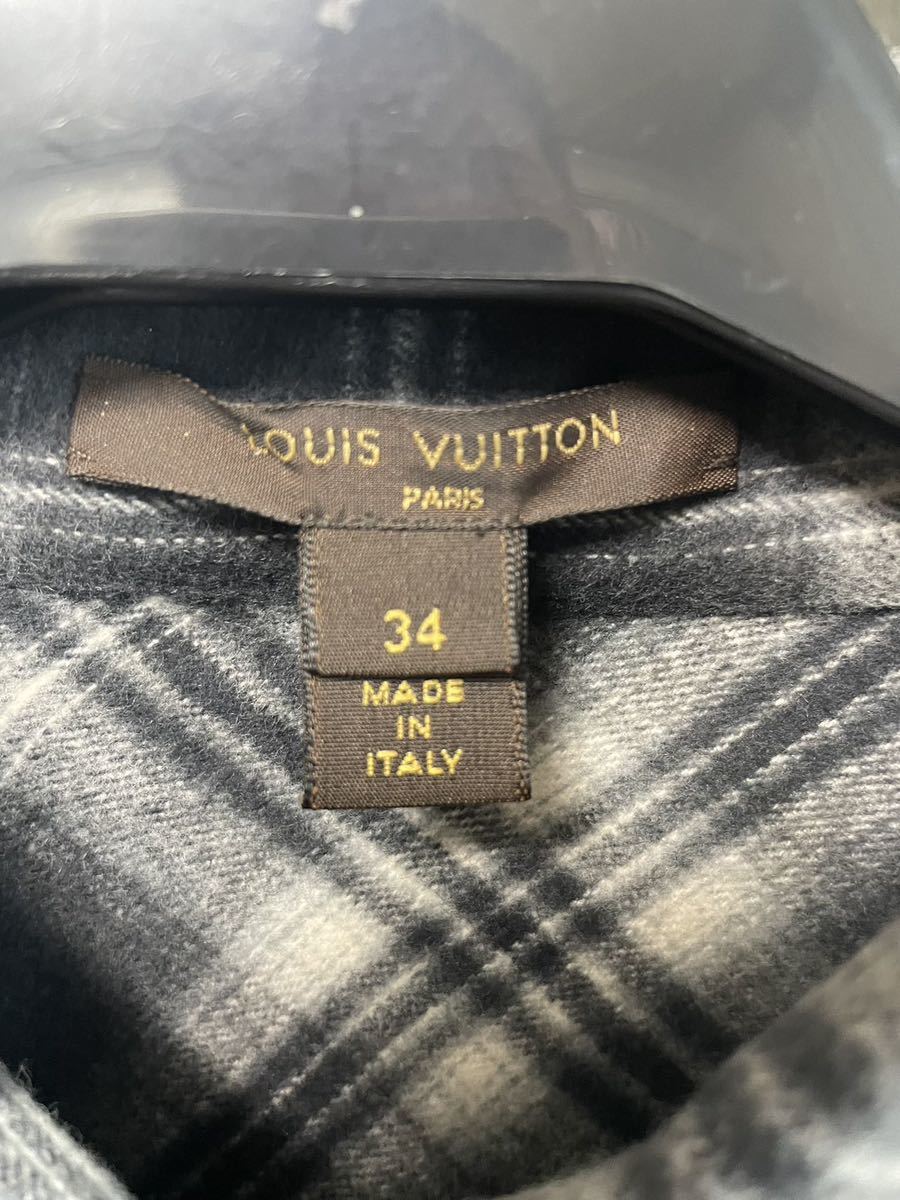 ルイヴィトン LOUIS VUITTON ワンピース 品番型式WRDR02B3A サイズ　34チェック柄 _画像4