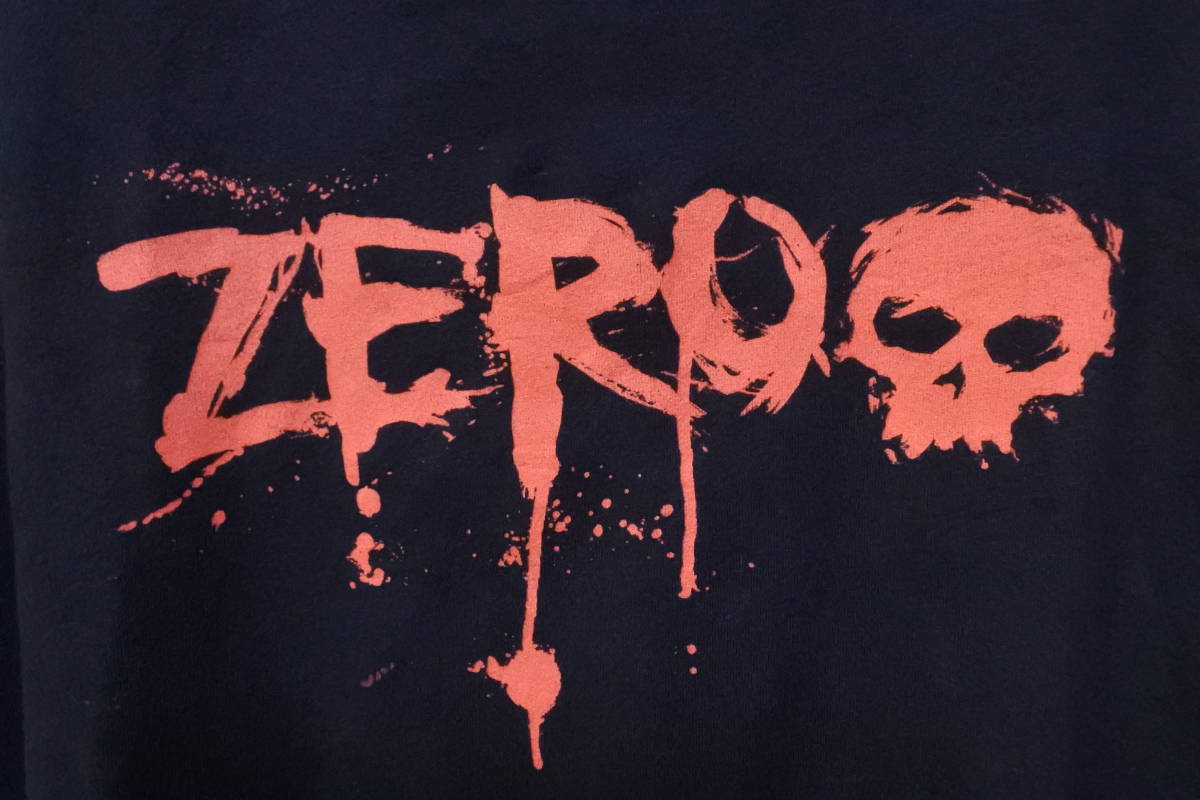 Zero Skateboards Skull Tee size S ゼロスケートボード スカル Tシャツ ブラック メキシコ製_画像5