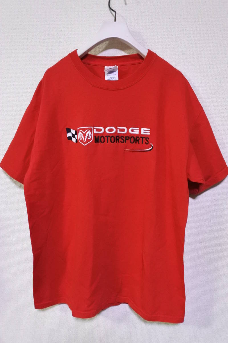 人気ブランドを L size Tee DELTA MOTORSPORTS DODGE 00's ダッヂ