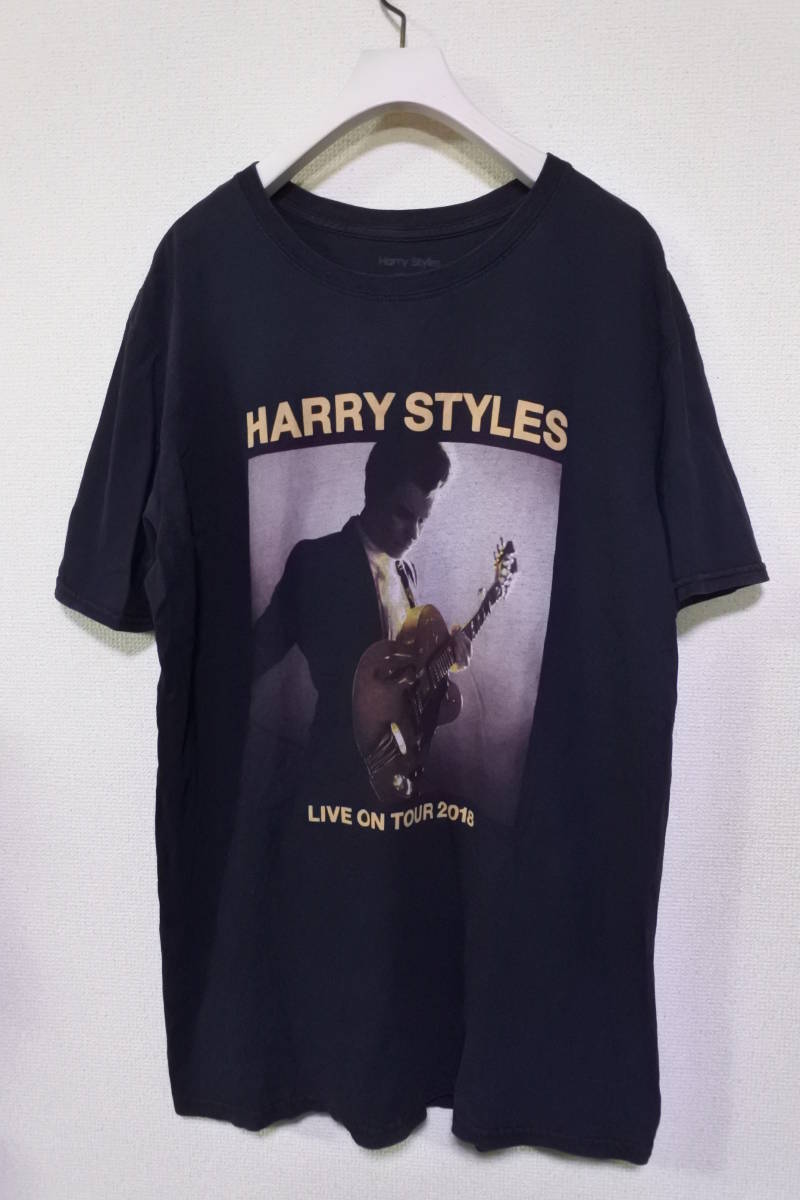 HARRY STYLES LIVE ON TOUR 2018 Tee size L ハリースタイルズ ツアー Tシャツ ブラック_画像1
