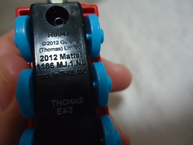 即決　ＵＳ　2012年製　きかんしゃ　トーマス　THOMAS　トーマス　機関車　ダイキャスト　ミニカー　7.3センチ　マテル社製_画像6
