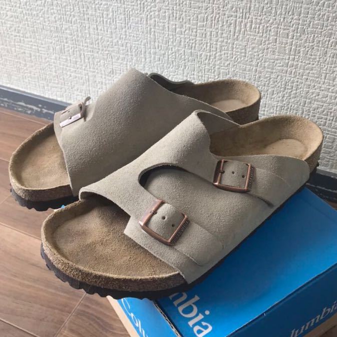 世界的に有名な 【BIRKENSTOCK】ZURICH MEN SUEDE SFB 26.5cm