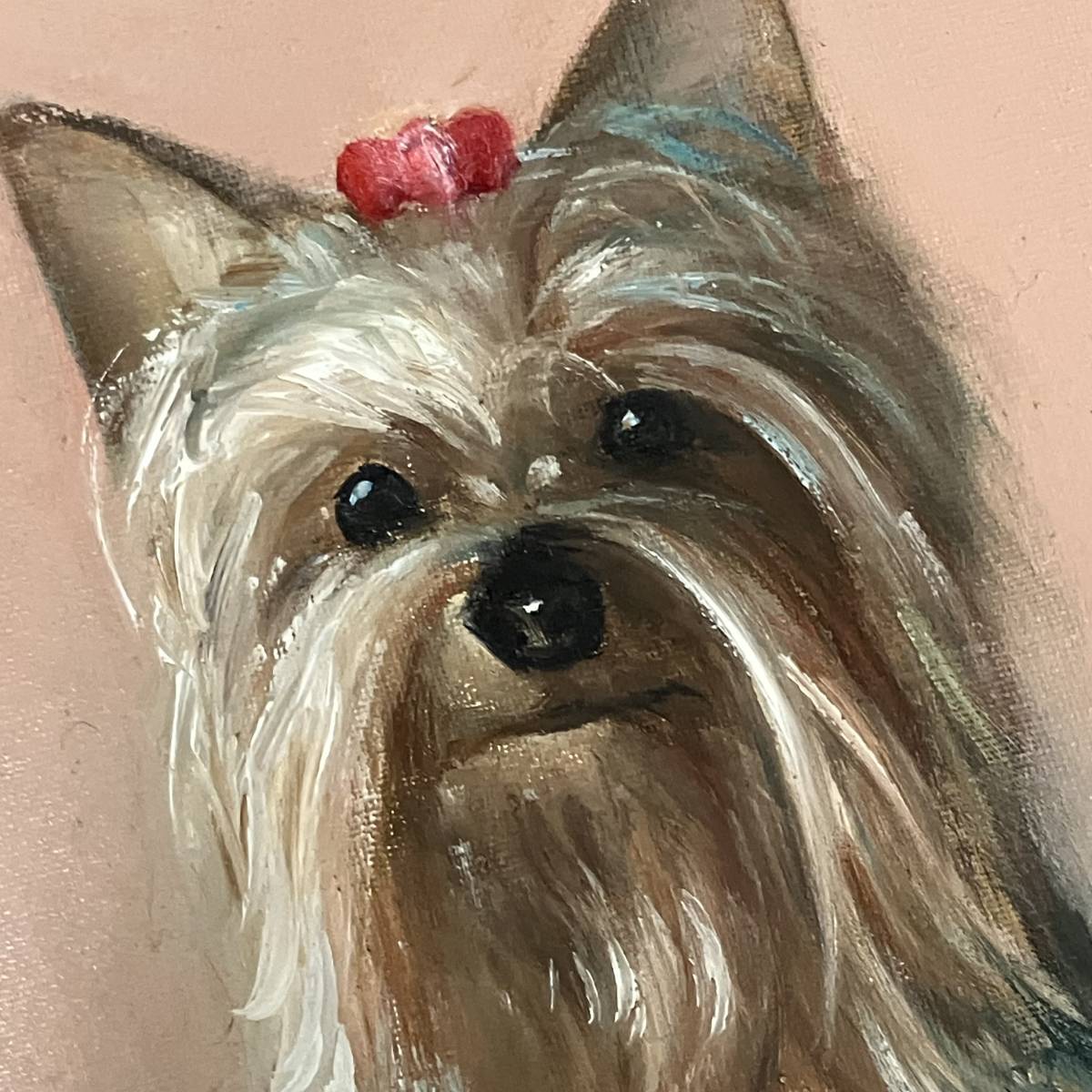 Anthony Barham 油彩 犬 ヨークシャテリア | www.talyabilisim.com.tr