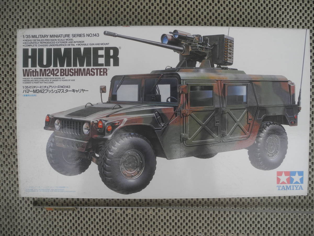 【新品未開封】Tamiya Hummer M242 Bushmaster Plastic Model ハマー タミヤ