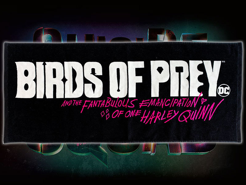 ハーレイ・クインの華麗なる覚醒 BIRDS OF PREY/フェイスタオル/インロック/映画/スーサイドスクワッド/DCコミックス/バットマンの画像1