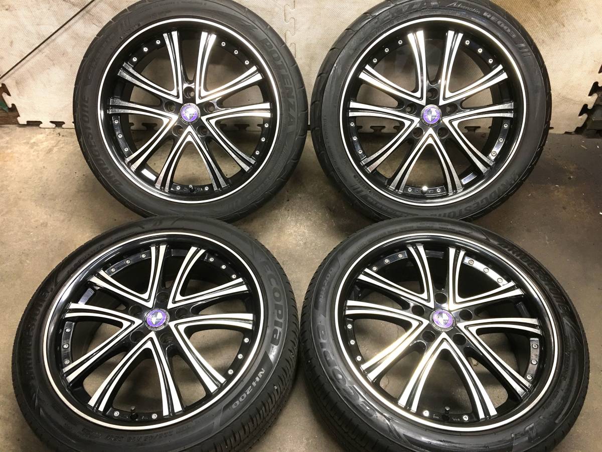 warwic DS05【18×7J+48 PCD114.3 5H】アルミホイール【225/45R18】溝有