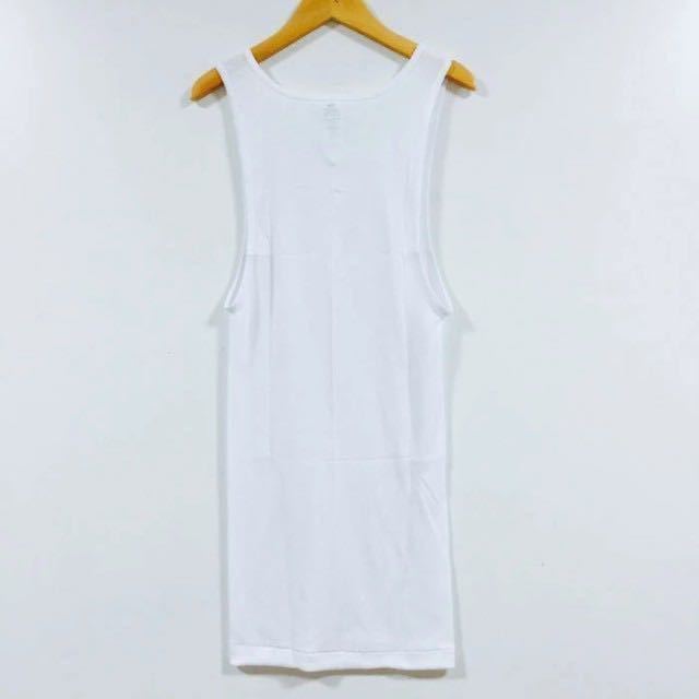 【プロクラブ】新品未使用 5.7oz リブ編み タンクトップ 白 ホワイト L サイズ PROCLUB tanktop コットン100%