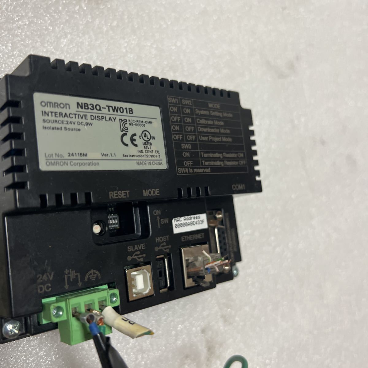 OMRON オムロン タッチパネル NB3Q-TW01B|Yahoo!フリマ(旧 OMRON オムロン タッチパネル NB3Q-TW01B|Yahoo!フリマ(旧