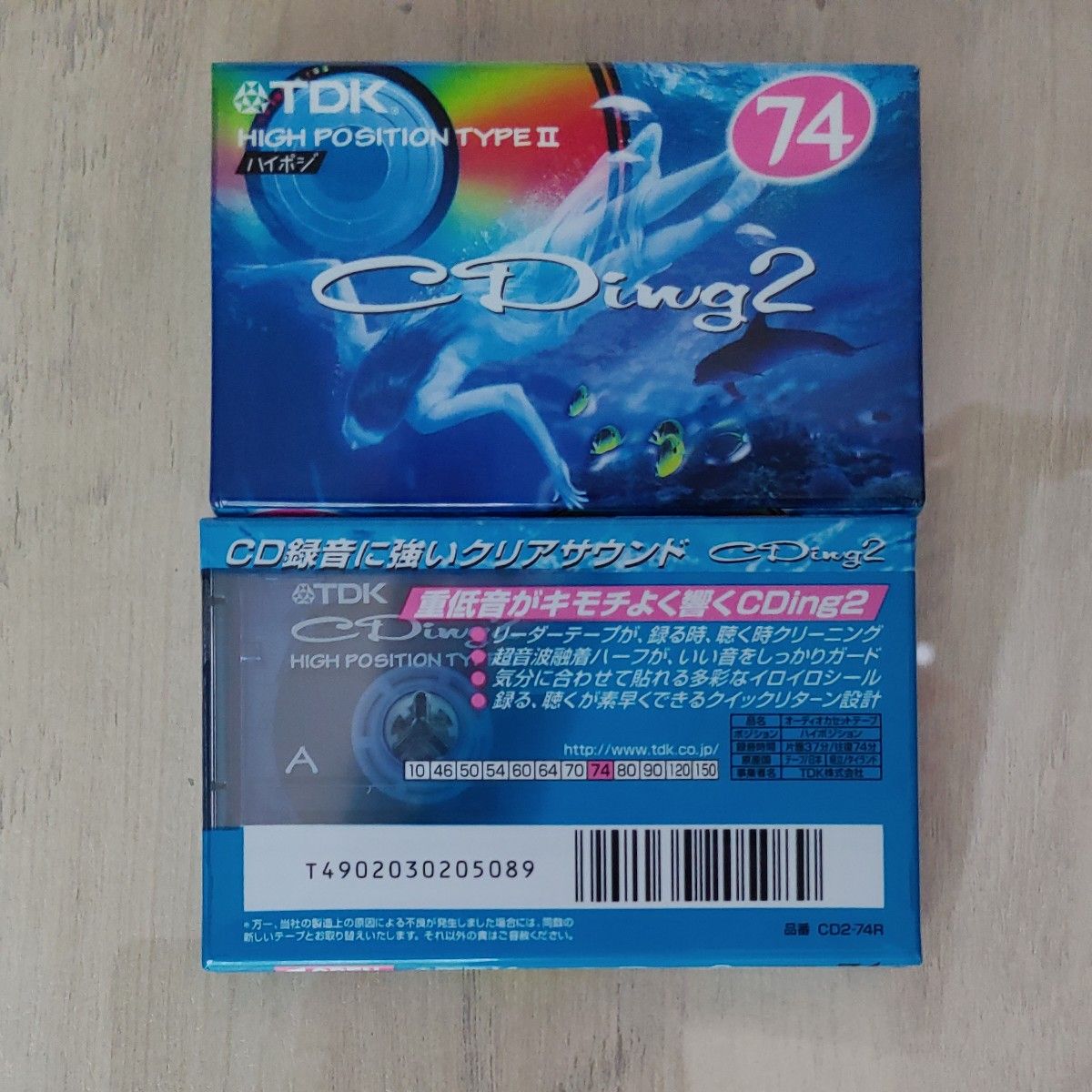 TDK カセットテープ 74分120分ハイポジ (タイプ2)他 未使用19本
