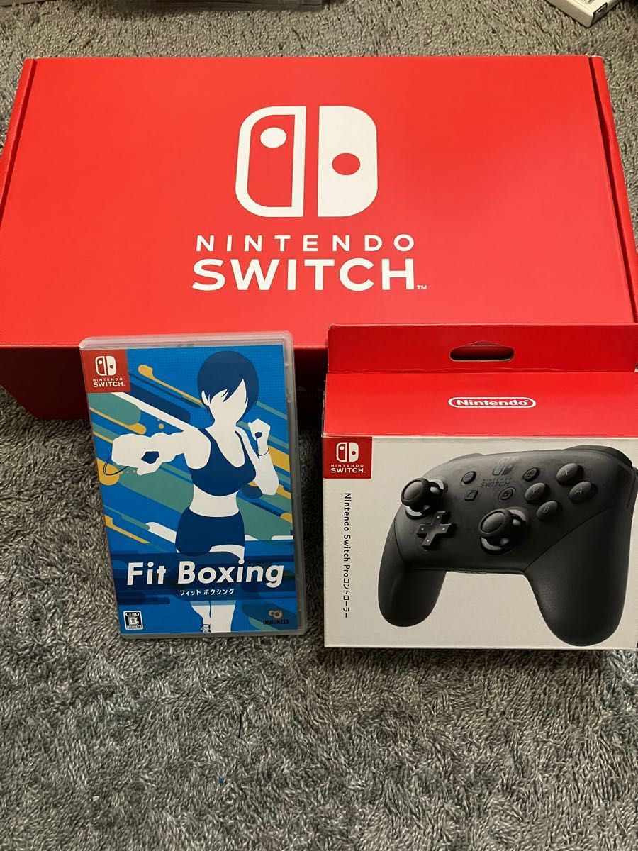 品】 Nintendo Switch 本体 ネオン、Proコントローラー-