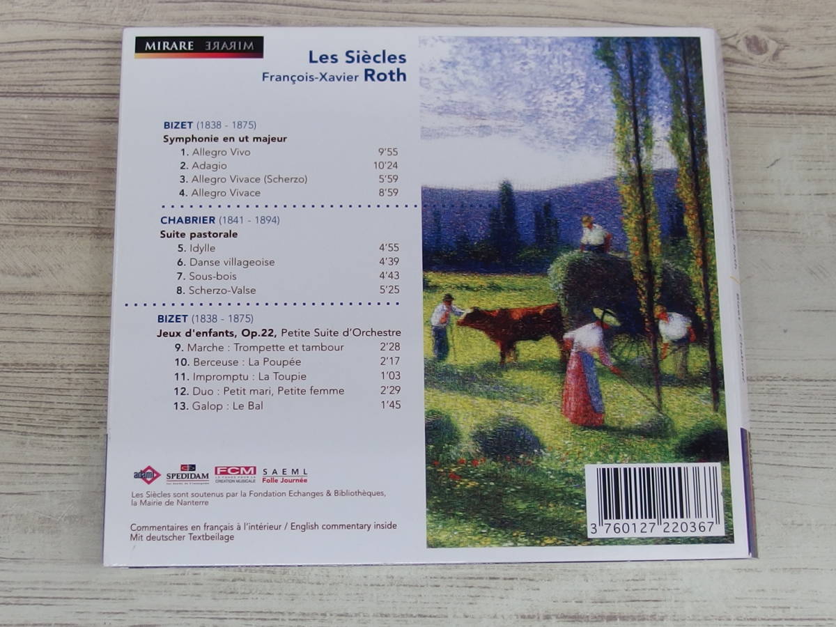 CD / Bizet: Symphony in C Major / Les Siecles,Roth /【J27】/ 中古_画像2