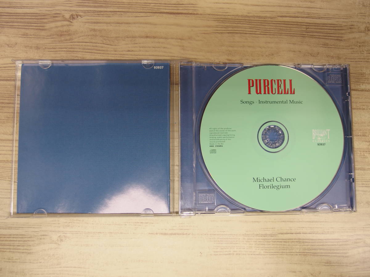 CD / Purcell: Songs・Instrumental Music / Michael Chance /【J27】/ 中古_画像4