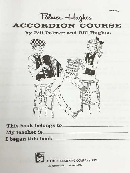 洋書 Palmer-Hughes Accordion Course Book 7 Alfred Music Palmer-Hughes_画像2