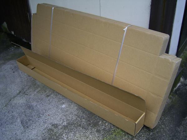梱包ダンボール箱◆ゴルフクラブ輸送用（１～２本）茶箱５０個