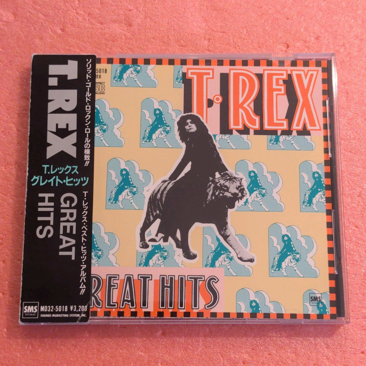 CD 国内盤 帯付 T.REX グレイト ヒッツ T.レックス ベスト 森脇美貴夫_画像1