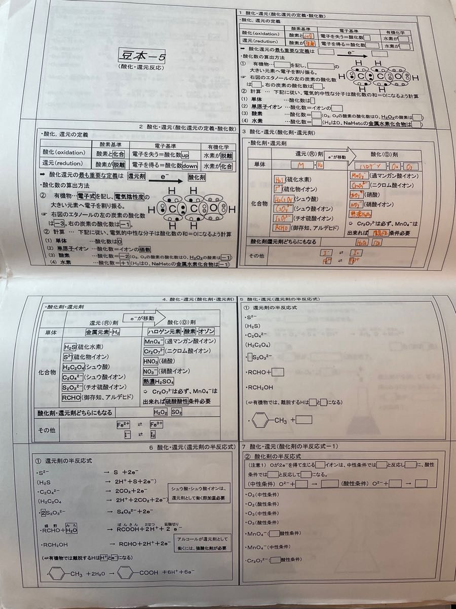 【解説、豆本付き】駿台テキスト化学特講I（夏期）