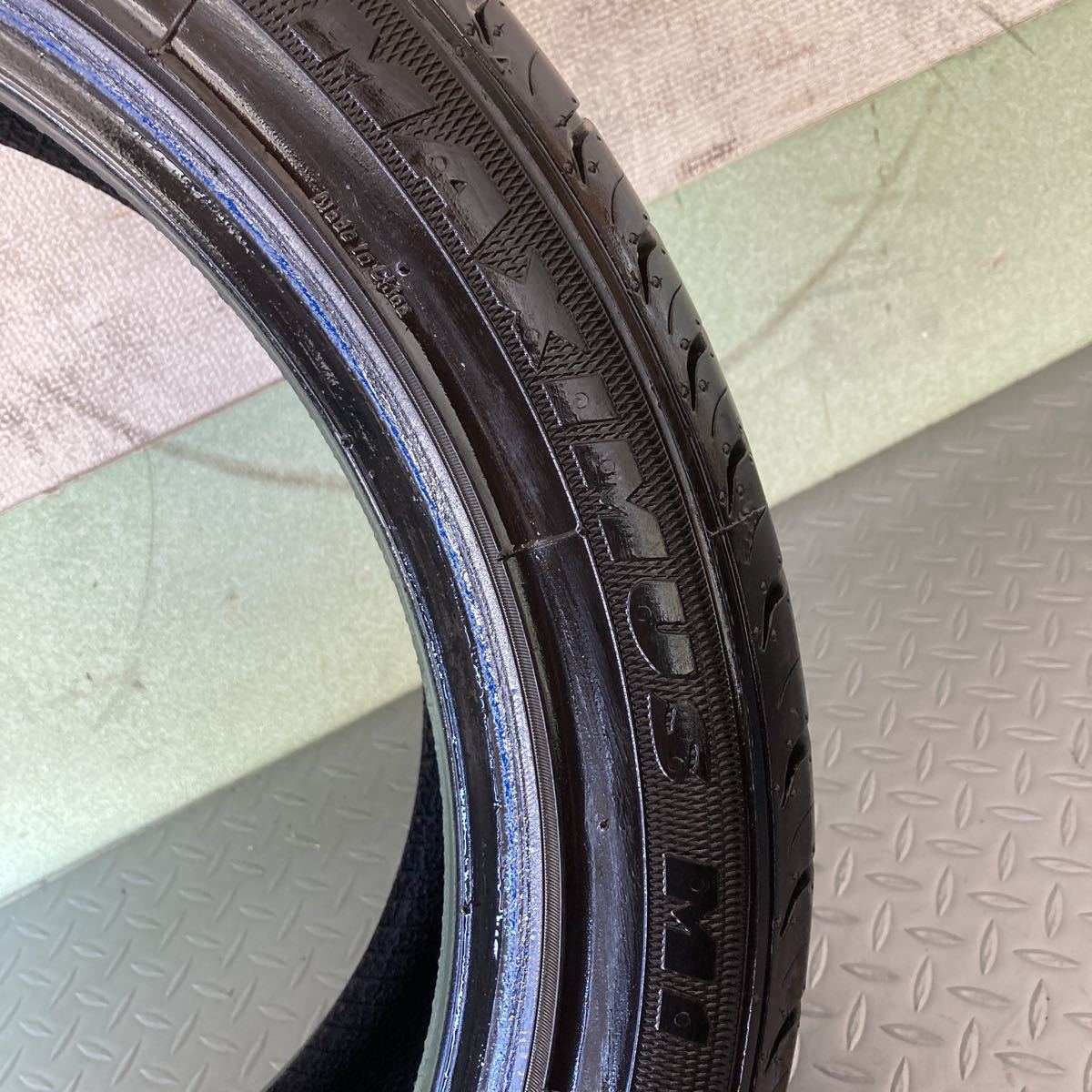 MAXTREK MAXIMUS M1 225/45R17 タイヤのみ 1本 ラジアル ノーマルタイヤ 夏用 2022年製 8分山 バリ山 _画像7